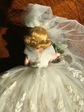 Vintage Rare HTF 1958 MADAME ALEXANDER CISSETTE BRIDE DOLL 9 