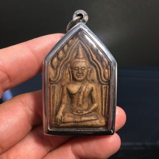 Phra Thai Buddha Amulet Talisman Fetish Pendant Luck Love Rich Protected Vol.  8