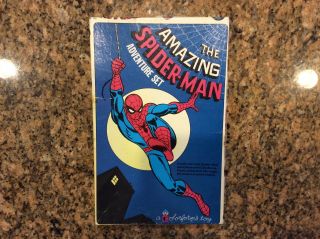 Vtg 1974 Marvel Comics Usa Spider - Man Colorforms Toy Adventure Set W Box