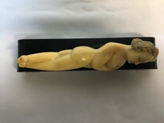 Vintage Chinese Nude Medical Doll & stand / Early Plastic/ Bakelite 7