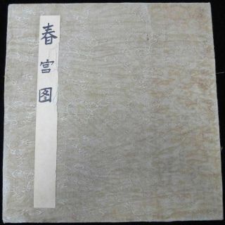 Large Old Chinese Hand Painting Sexy Erotic People Drawing Book 