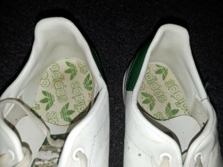 PREOWND VTG ADIDAS STAN SMITH.  MADE IN FRANCE.  9.  5.  GOOD COND 2