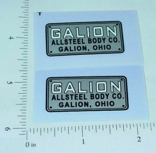 All American Galion Dump Truck Sticker Set Aa - 004