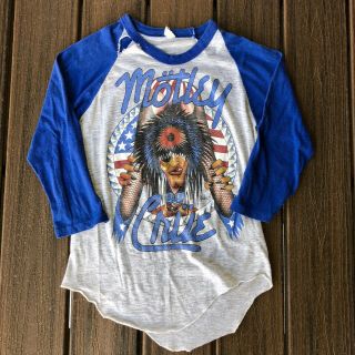 1987 Vintage Motley Crue Girls Girls Girls Tour T - Shirt.