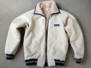 Vintage Patagonia Pile Fleece Jacket From Approx.  Late 70s,  Men 