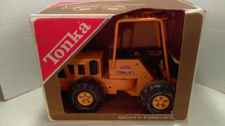 Vintage Mighty Tonka Forklift No.  3996 1st Year Near Window Boxed 1975