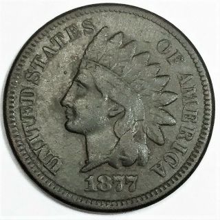 1877 Indian Head Penny Coin Very Rare Date