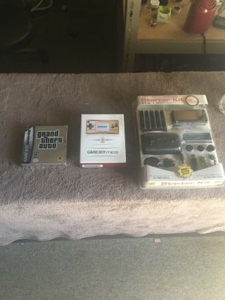 Gameboy Micro 20th Anniversary & Very Rare With Gta & Accessories