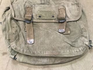 66E WWII US M1944 PARATROOPER MUSETTE JUMP BAG - OD 7 2