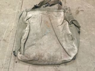 66E WWII US M1944 PARATROOPER MUSETTE JUMP BAG - OD 7 4
