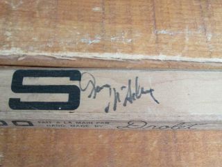 Vintage Buffalo Sabres 1978 Team Signed Sher - Wood Hockey Stick Game NHL 2/3 5