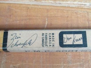 Vintage Buffalo Sabres 1978 Team Signed Sher - Wood Hockey Stick Game NHL 2/3 7