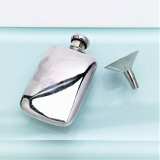 Tiffany & Co.  Sterling Silver Miniature Perfume Bottle/flask With Funnel