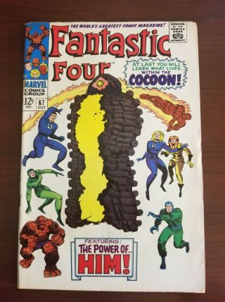 Fantastic Four 67 Vintage 1967 Very Marvel Comics