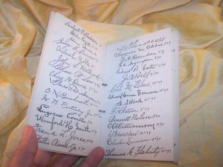 ANTIQUE Theta Delta Chi fraternity 50th Anniversary 1898 booklet with signatures 6