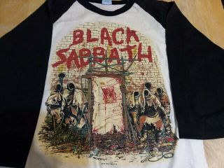 Black Sabbath Mob Rules 1982 Vintage Concert T - Shirt,  Ticket