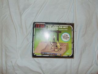 Vintage Star Wars Jabba The Hutt Dungeon Playset W/box,  Instructions,  No Figures