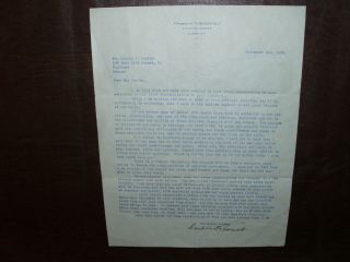 Vintage Signed Franklin Roosevelt Autograph Presedential FDR Rare 1932 F - NM 8