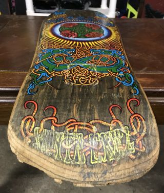 Vintage Santa Cruz Eric Dressen Celtic Rose Skateboard Deck OG Powell Alva Sims 7