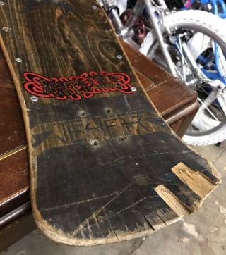 Vintage Santa Cruz Eric Dressen Celtic Rose Skateboard Deck OG Powell Alva Sims 8