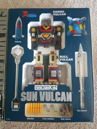 Bandai Godaikin Sun Vulcan Vintage Toy Robot 1982 2