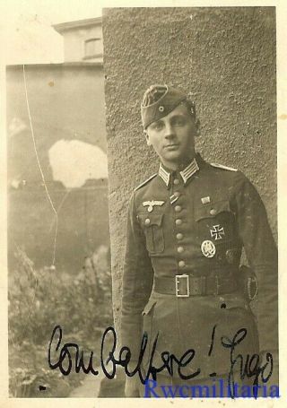 Best Wehrmacht Leutnant Posed W/ Sturmabzeichen,  Ekii,  Drl & Wound Awards