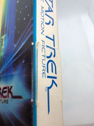 Star Trek:The Motion Picture VHS Release Rare 10