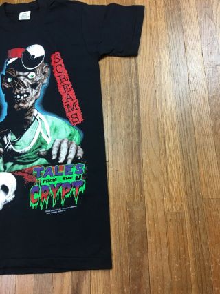 Vintage Tales From The Crypt Shirt Sz S Horror Movie Promo Crypt Keeper 90s 2