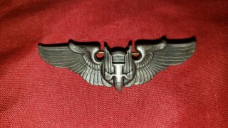 Ww2 Sterling Air Gunner Wing - 2 Inch - Pb - Army Air Corps