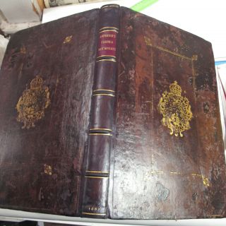 BRITAIN TRIUMPHANS/1661/RARE AUTHOR SIGNED 1st Ed.  /GILT ARMORIAL FOLIO NUM.  ILLUS 4