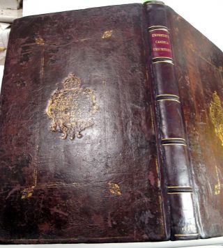 BRITAIN TRIUMPHANS/1661/RARE AUTHOR SIGNED 1st Ed.  /GILT ARMORIAL FOLIO NUM.  ILLUS 7
