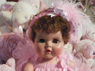 American Character 20 " Toodles Flirty Eye Baby Doll Adorable Pink Outfit So Cute