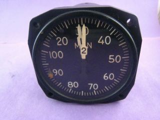 Wwii Aircraft Bomber Dual Engine Oil Pressure Gauge Instrument Hot Rod