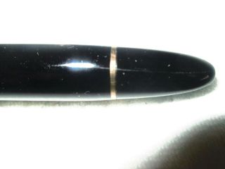VINTAGE Montblanc Meisterstuck 149 Black & Gold Diplomat Fountain Pen 14k F Nib 2