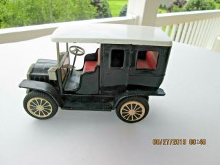 Vintage Model T Ford Tin Toy Friction Car Made In Japan