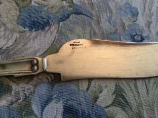 Rare C.  D.  Peacock Sterling Cheese/Butter Knife,  Very Ornate 5