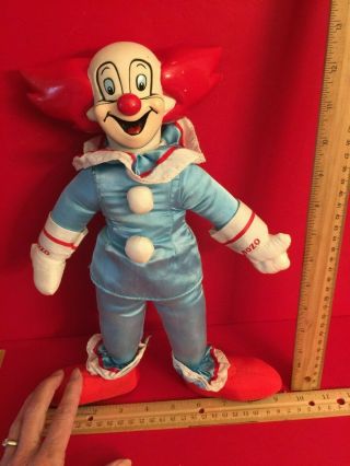 Vintage Collectible 1995 Bozo The Clown Plush Toy By Larry Harmon Pictures M