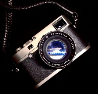 Meyer Optik Gorlitz Primoplan 58mm F1.  9 Exakta Black Paint Very Rare Leica M Ltm