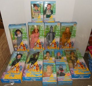 13 Vintage 1988 The Wizard Of Oz 50th Anniversary Dolls Rare Complete Set Mib