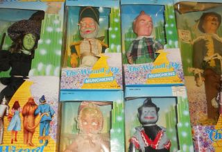 13 Vintage 1988 The Wizard of Oz 50TH Anniversary Dolls RARE Complete Set MIB 7