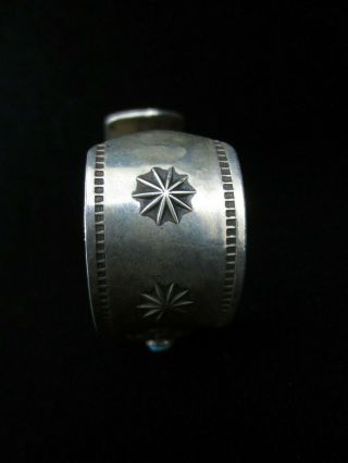 Vintage Hopi Bracelet - Sterling Silver and Turquoise - Jason Takala 5
