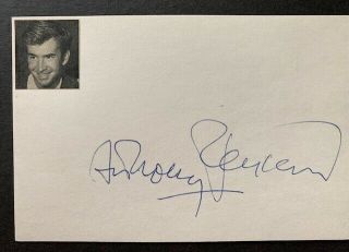 Anthony Perkins Vintage Autograph - Psycho - Alfred Hitchcock