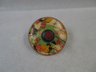 Ohio Art Co Pirates Buried Treasure Spinning Top Vintage Spins Fast 1930 