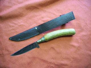 German Sword Hunting Dagger Knife Stag Handle Solingen