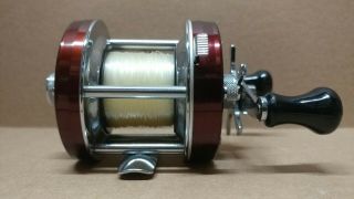 VINTAGE BROWN ABU AMBASSADEUR 5500 FISHING REEL SWEDEN ABU GARCIA - GREAT 4