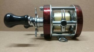 VINTAGE BROWN ABU AMBASSADEUR 5500 FISHING REEL SWEDEN ABU GARCIA - GREAT 6