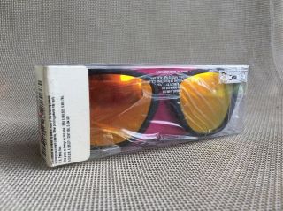 Rare Oakley Frogskins Matte Black Fire Iridium 03 - 207 Vintage Pink Microbag