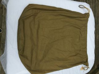 WWII US Army OD Green Barracks Bag with Tag Dated 5 June 1944 Betty Ann Bag Co. 7
