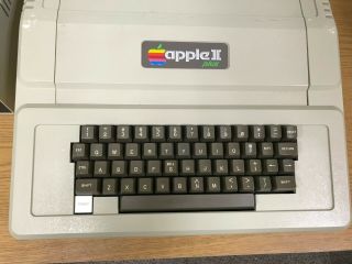 Vintage Apple II,  Computer A2S1048 w/ Disk Drive 2