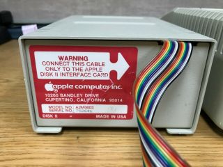 Vintage Apple II,  Computer A2S1048 w/ Disk Drive 7